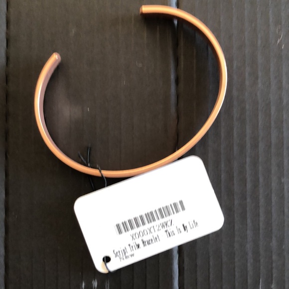 Script Tribe Cuff Bracelet in Rose gold color - Picture 3 of 7